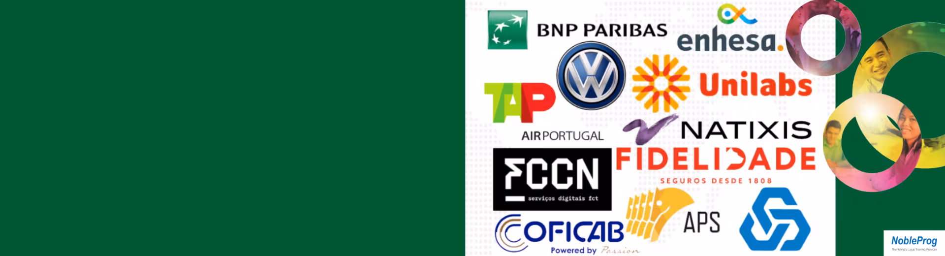 Prestigiadas companhias que confiaram na NobleProg