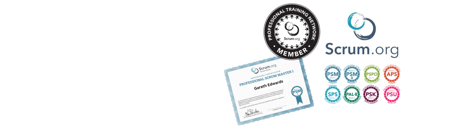 Formação certificada pela Scrum.org